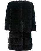 P.a.r.o.s.h. Heidi Rabbit Fur Coat - Lyst