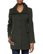 Andrew Marc Combat Twill Buttondown Coat - Lyst