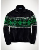 Polo Ralph Lauren Fair Isle Fleece Half-Zip - Lyst