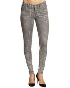 True Religion Chrissy Snake-Print Skinny Jeans - Lyst