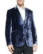Paul Smith Shiny Velvet Jacket - Lyst
