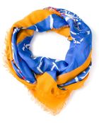 Alexander McQueen Printed Scarf - Lyst