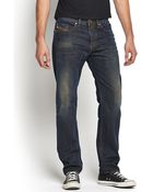 Diesel Buster 835h Mens Regular Slim Tapered Jeans - Lyst