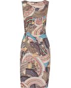 Issa Printed Jersey Dress - Lyst