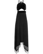 Alexander Wang Chevron Quilted Velvet Blanket Dress - Lyst