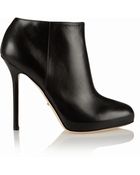 Sergio Rossi Barbie Leather Ankle Boots - Lyst