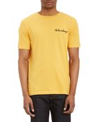 Saturdays Surf Nyc "Saturdays" Script-Print Tee - Lyst