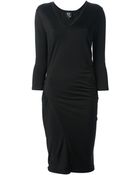 McQ by Alexander McQueen Ruched Detail Dress - Lyst