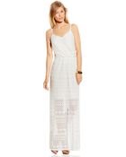 Vince Camuto Blouson Maxi With Tank Top - Lyst