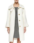 Milly Manon Wool-Blend Coat - Lyst