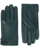 Ted Baker Woven Leather Gloves - Lyst