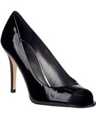 Stuart Weitzman Stylish Pump Black Patent - Lyst