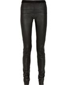 Rick Owens Level Coated Stretchdenim Leggings - Lyst