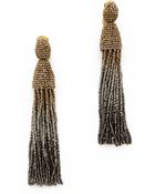 Oscar de la Renta Ombre Tassel Earrings - Lyst