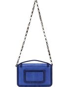 Pierre Hardy Snakeskin-Embossed Chain Clutch - Lyst