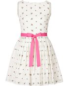 RED Valentino Cotton Floral Print Dress - Lyst