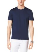 Michael Kors Cotton-Jersey Crewneck T-Shirt - Lyst
