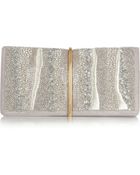 Nina Ricci Arc Embellished Suede Clutch - Lyst