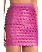 Blaque Label Scalloped Skirt - Lyst