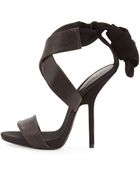 Giuseppe Zanotti Strappy High-Heel Leather Sandal - Lyst