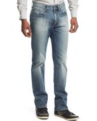 Kenneth Cole Reaction Light Wash Bootcut Jeans - Lyst