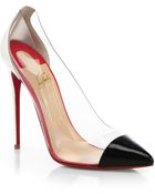 Christian Louboutin De Bout Pvc Captoe Pumps - Lyst