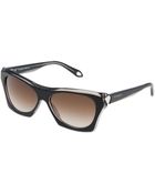 Givenchy Faceted Square Sunglasses - Lyst