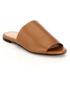 Robert Clergerie Leather Mule Sandals - Lyst