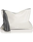 Lacambra Tassel Clutch Greys - Lyst