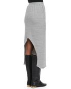 Theyskens' Theory Cona Straight Jersey Midi Skirt - Lyst