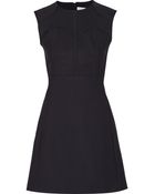 Victoria, Victoria Beckham Paneled Faille Mini Dress - Lyst