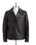 Vince Camuto Leather Moto Jacket - Lyst