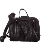 Marc By Marc Jacobs Moto Barrel Quilted Leather Top Handle - Lyst