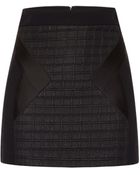 Antonio Berardi Check Jacquard Mini Skirt - Lyst
