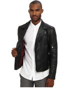 Marc Jacobs Leather Moto Jacket - Lyst