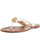 Tory Burch Thora Leather Thong Sandal - Lyst