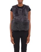Co. Fur Vest - Lyst