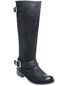 Steve Madden Suspekt Tall Leather Boots - Lyst