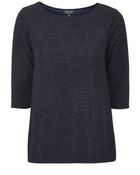 Topshop Crinkle Oversized Tee - Lyst