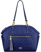 Nine West Quilted Chain Satchel - Lyst