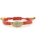 Vince Camuto Nylon Crystal Macrame Bracelet - Lyst