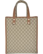 Gucci Shopper in Canvas Ssimo - Lyst