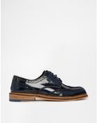 Asos Mansel Leather Lace Up Brogue - Lyst