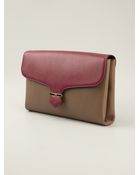Tod's Military Bicolour Clutch - Lyst
