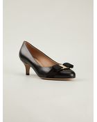 Ferragamo Bow Pumps - Lyst