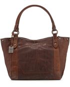 Frye Melissa Tumbled Leather Shoulder Bag - Lyst