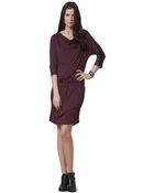 C&c California Drape Neck Dress - Lyst