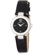 Versace Mystique Stainless Steel & Leather Medusa Watch - Lyst