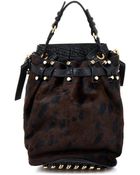 Alexander Wang Diego Calf-Hair Bucket Bag - Lyst