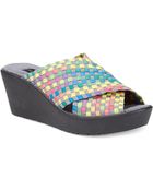 Steven By Steve Madden Baylee Platform Sandals - Lyst